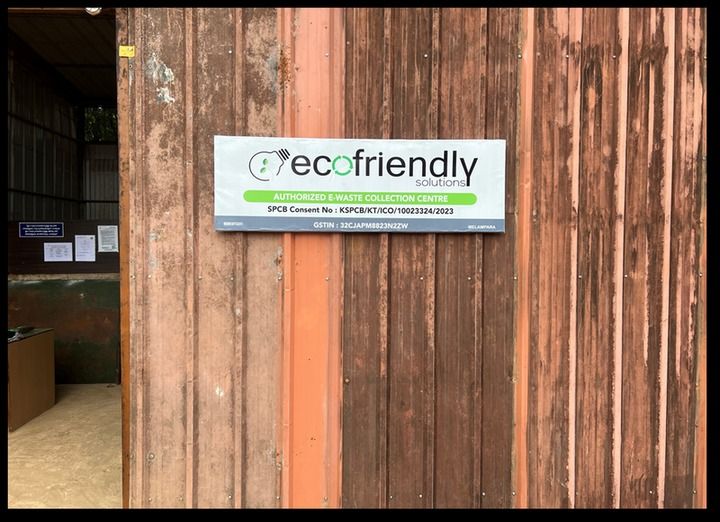 Collection centre signage